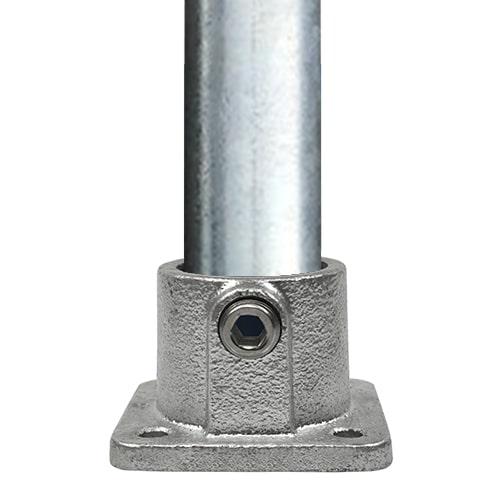 Doos Vierkante voetplaat met doorloop-B / 26,9 mm (70 stuks)